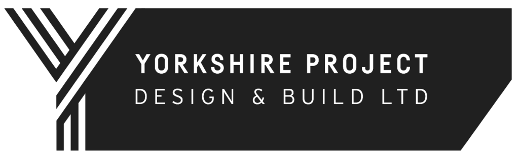 Yorkshire project design and build logo in black