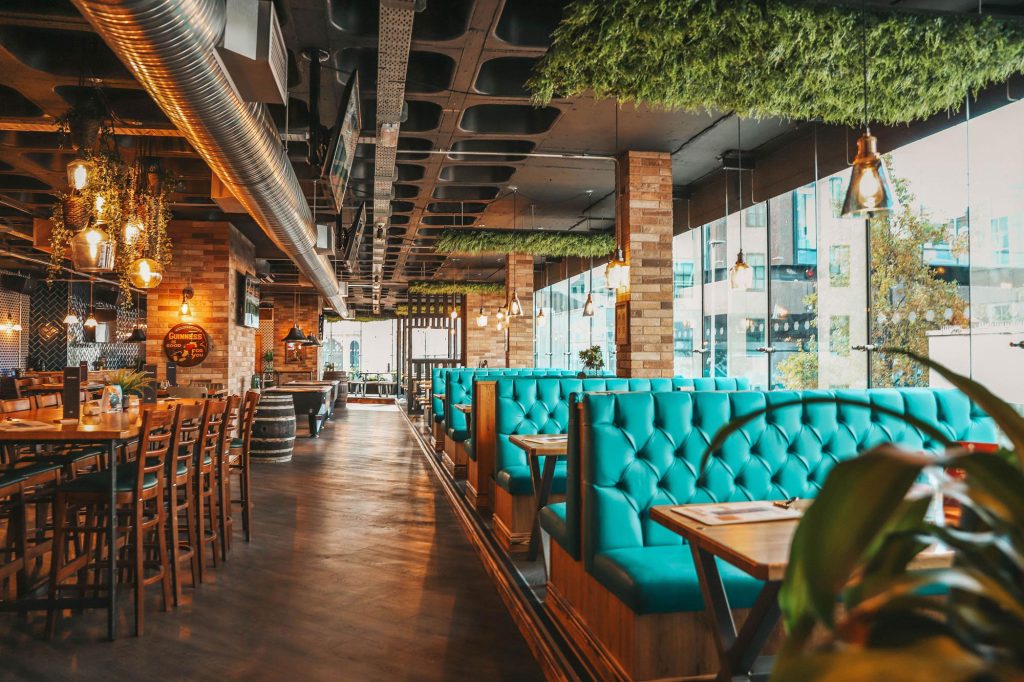 commercial design and build contractors stylish bar interior